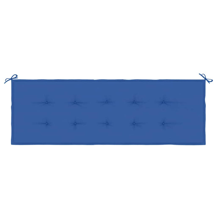Pernă de bancă de grădină, albastru, 150x50x3 cm, textil oxford WALTI