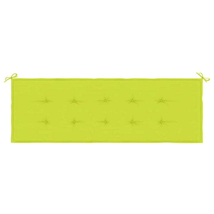 Pernă de bancă de grădină, verde, 150x50x3 cm, textil oxford - WALTI WALTI