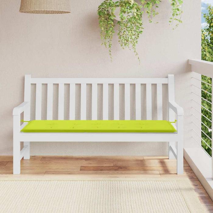 Pernă de bancă de grădină, verde, 150x50x3 cm, textil oxford - WALTI WALTI