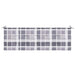 Pernă bancă de grădină, gri carouri, 150x50x4 cm, textil Oxford - WALTI WALTI