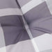 Pernă bancă de grădină, gri carouri, 150x50x4 cm, textil Oxford - WALTI WALTI