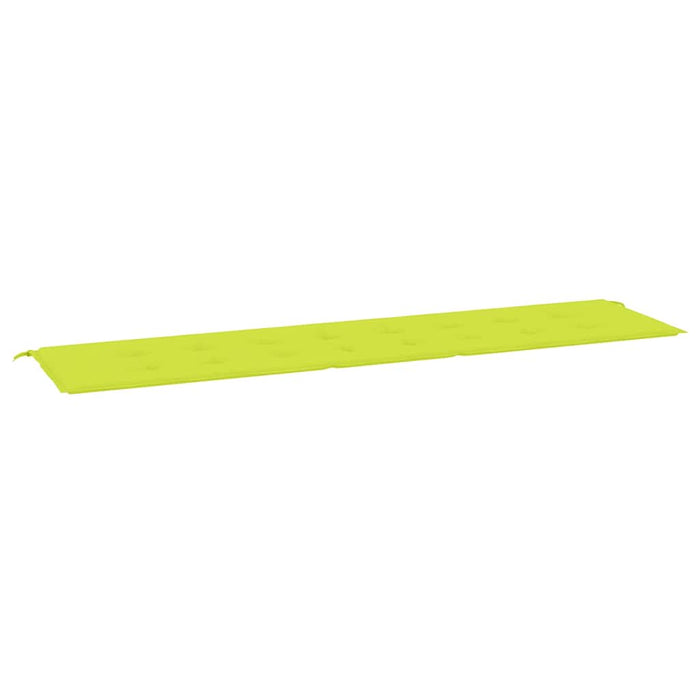 Pernă de bancă de grădină, verde, 200x50x4 cm, textil oxford WALTI