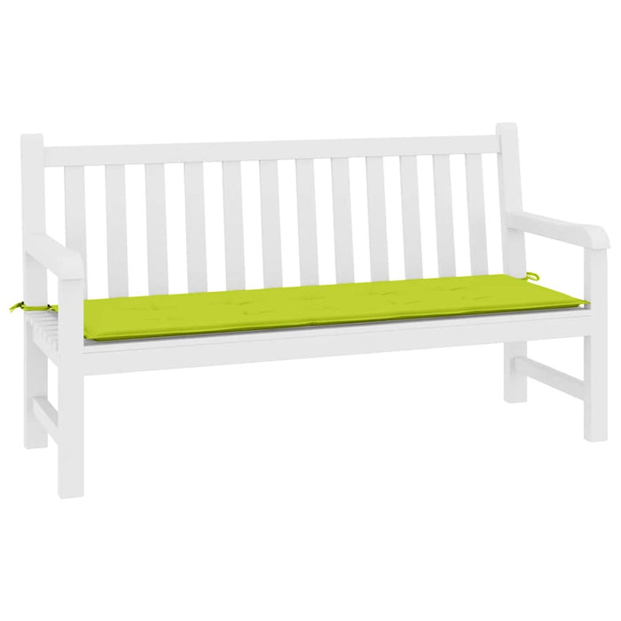 Pernă de bancă de grădină, verde, 200x50x4 cm, textil oxford WALTI