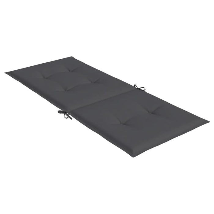 Perne scaun cu spătar înalt, 6 buc. antracit 120x50x3 cm textil - WALTI WALTI