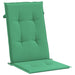 Perne scaun cu spătar înalt, 6 buc., verde, 120x50x3 cm, textil - WALTI WALTI