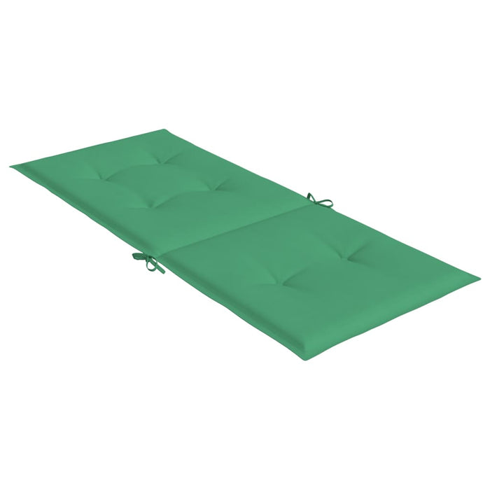 Perne scaun cu spătar înalt, 6 buc., verde, 120x50x3 cm, textil - WALTI WALTI