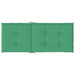 Perne scaun cu spătar înalt, 6 buc., verde, 120x50x3 cm, textil - WALTI WALTI