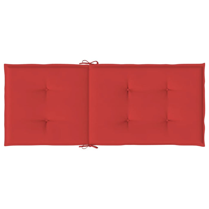 Perne scaun cu spătar înalt, 6 buc., roșu, 120x50x3 cm, textil - WALTI WALTI
