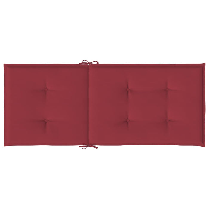Perne scaun cu spătar înalt, 4 buc., roșu, 120x50x3 cm, textil - WALTI WALTI