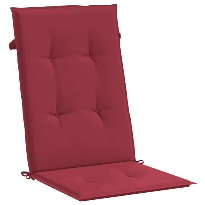 Perne scaun cu spătar înalt, 6 buc., roșu, 120x50x3 cm, textil - WALTI WALTI