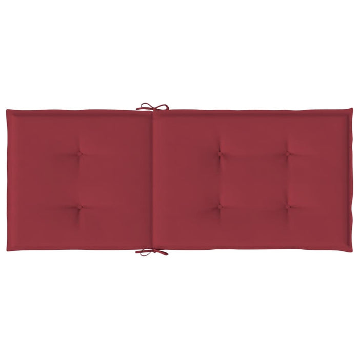 Perne scaun cu spătar înalt, 6 buc., roșu, 120x50x3 cm, textil - WALTI WALTI