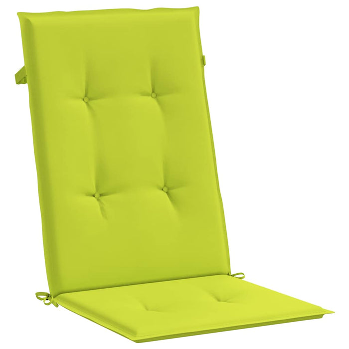 Perne scaun cu spătar înalt, 6 buc., verde, 120x50x3 cm, textil - WALTI WALTI