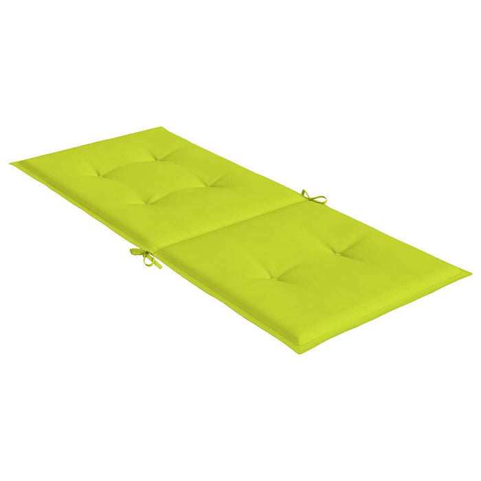 Perne scaun cu spătar înalt, 6 buc., verde, 120x50x3 cm, textil - WALTI WALTI