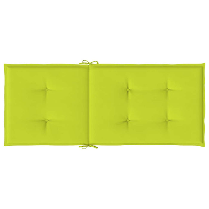 Perne scaun cu spătar înalt, 6 buc., verde, 120x50x3 cm, textil - WALTI WALTI