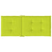 Perne scaun cu spătar înalt, 6 buc., verde, 120x50x3 cm, textil - WALTI WALTI