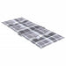 Perne scaun spătar înalt, 4 buc. gri carouri 120x50x3 cm textil - WALTI WALTI