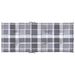 Perne scaun spătar înalt, 4 buc. gri carouri 120x50x3 cm textil - WALTI WALTI