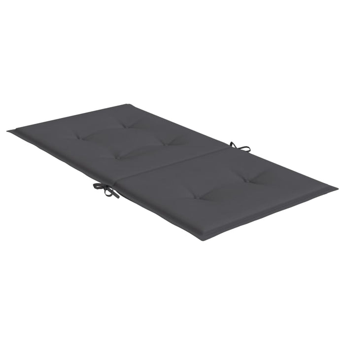 Perne scaun cu spătar mic, 6 buc., antracit, textil oxford - WALTI WALTI