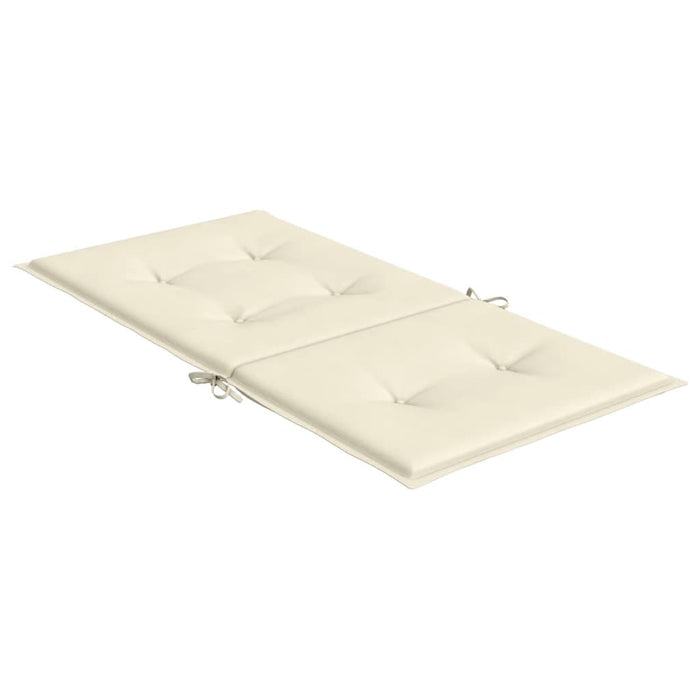 Perne cu spătar mic, 6 buc., crem, 100x50x3 cm, textil oxford - WALTI WALTI