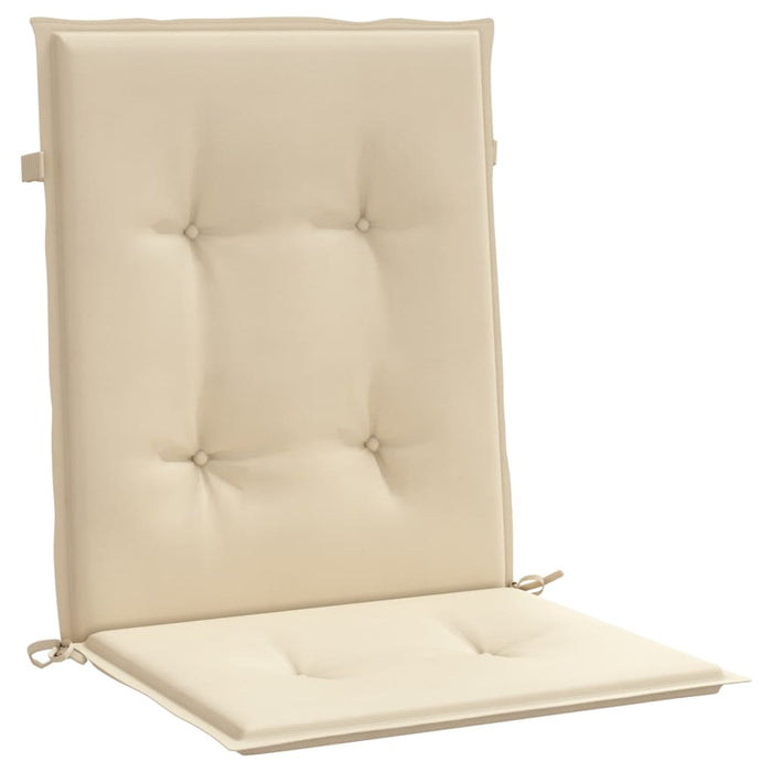 Perne cu spătar mic, 6 buc., bej, 100x50x3 cm, textil oxford - WALTI WALTI
