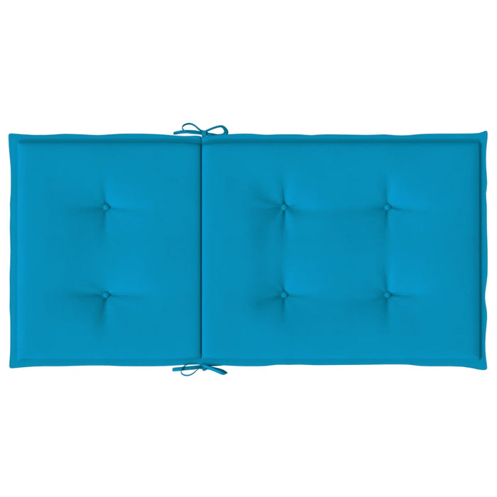 Perne cu spătar mic, 6 buc. albastru 100x50x3 cm textil oxford - WALTI WALTI