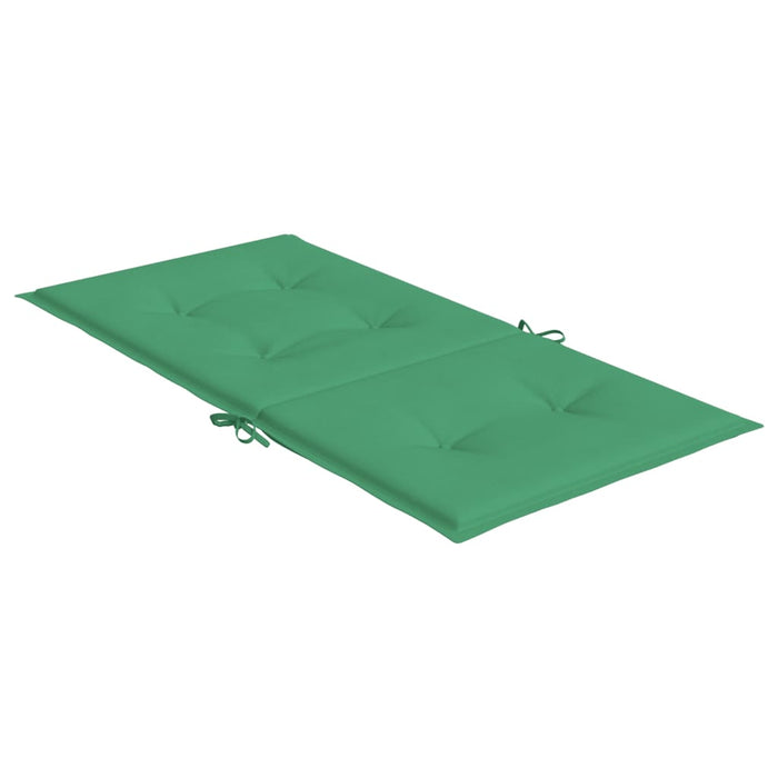 Perne cu spătar mic, 6 buc., verde, 100x50x3 cm, textil oxford WALTI