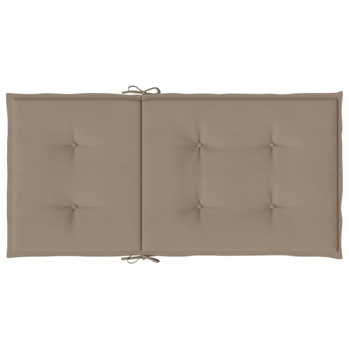 Perne cu spătar mic, 6 buc. gri taupe 100x50x3 cm textil oxford - WALTI WALTI