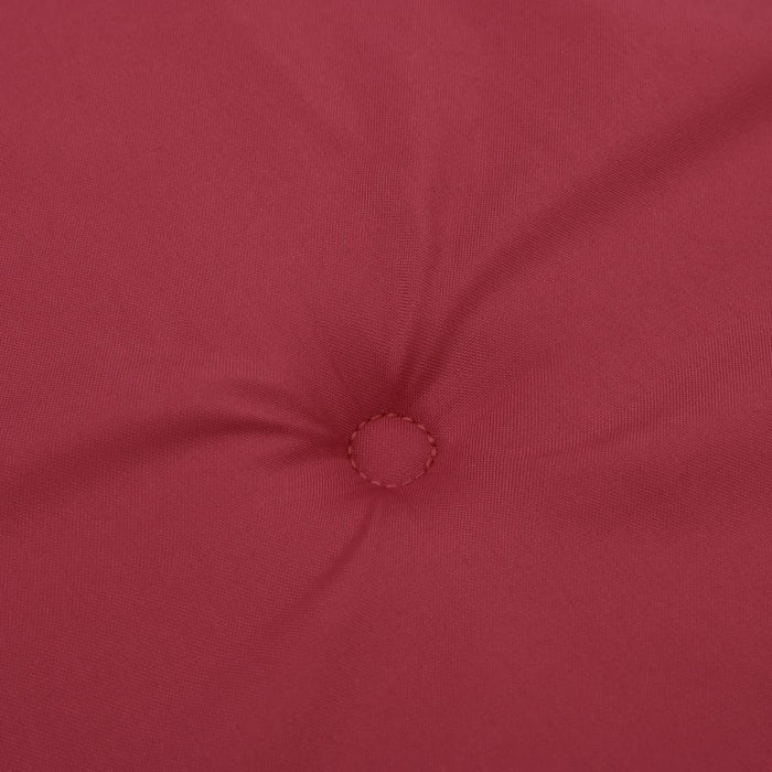 Perne cu spătar mic, 4 buc. roșu vin 100x50x3 cm textil oxford WALTI