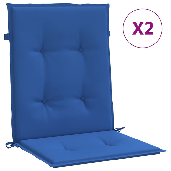 Perne cu spătar mic, 2 buc. albastru 100x50x3 cm textil oxford - WALTI WALTI