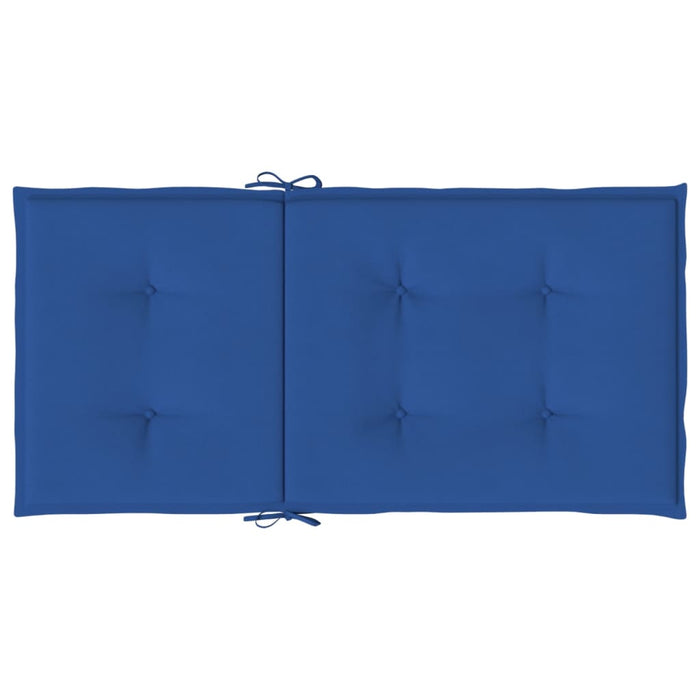 Perne cu spătar mic, 2 buc. albastru 100x50x3 cm textil oxford - WALTI WALTI