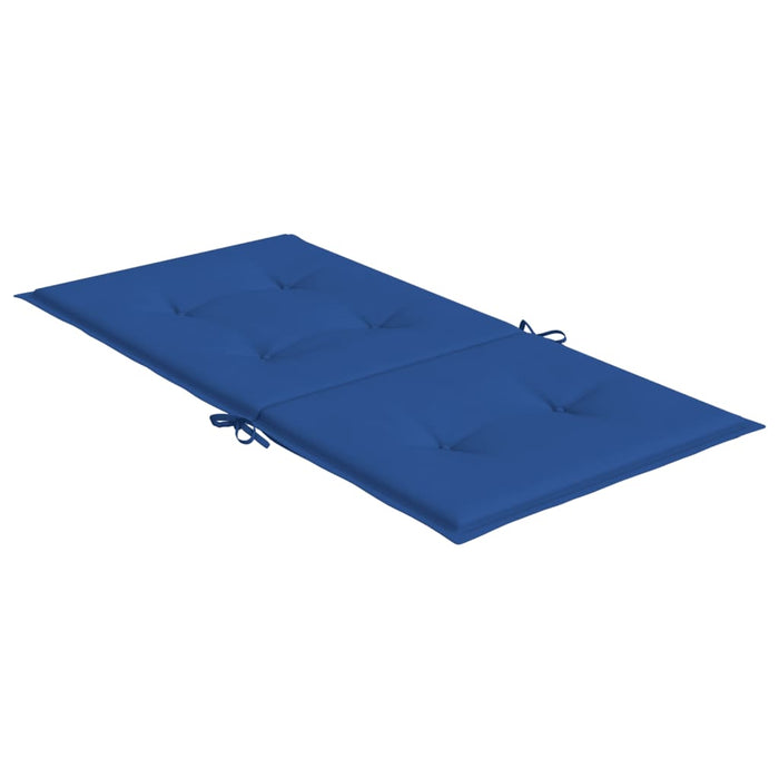 Perne cu spătar mic, 4 buc. albastru 100x50x3 cm textil oxford WALTI