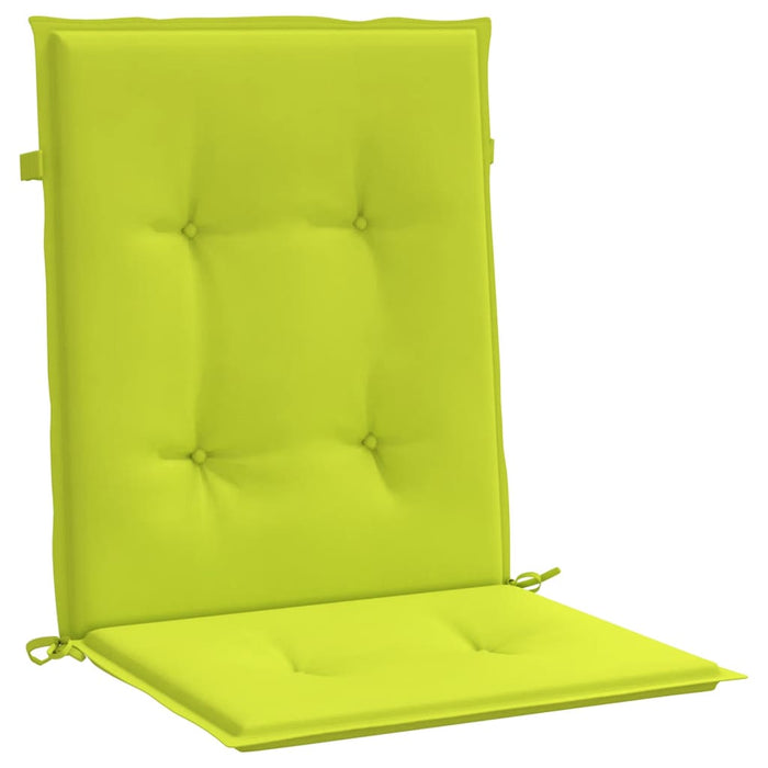 Perne cu spătar mic, 4 buc., verde, 100x50x3 cm, textil oxford - WALTI WALTI