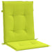 Perne cu spătar mic, 4 buc., verde, 100x50x3 cm, textil oxford - WALTI WALTI