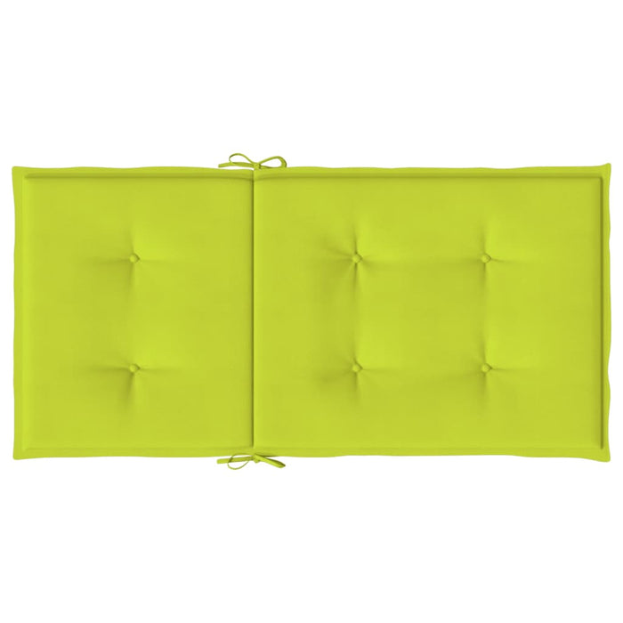 Perne cu spătar mic, 4 buc., verde, 100x50x3 cm, textil oxford - WALTI WALTI