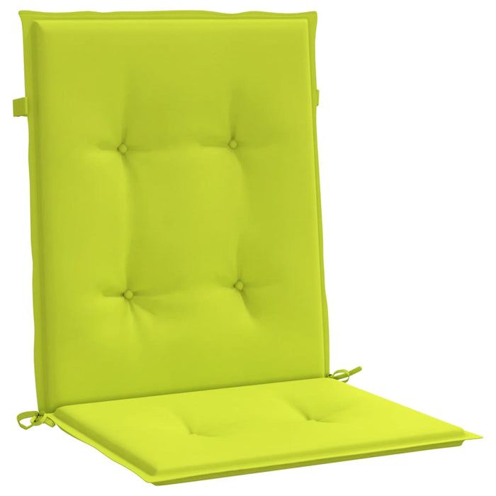Perne cu spătar mic, 6 buc., verde, 100x50x3 cm, textil oxford - WALTI WALTI