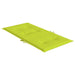 Perne cu spătar mic, 6 buc., verde, 100x50x3 cm, textil oxford - WALTI WALTI