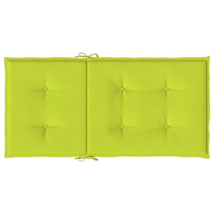 Perne cu spătar mic, 6 buc., verde, 100x50x3 cm, textil oxford - WALTI WALTI