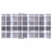 Perne cu spătar, gri carouri, 2 buc., 100x50x3cm, textil Oxford - WALTI WALTI
