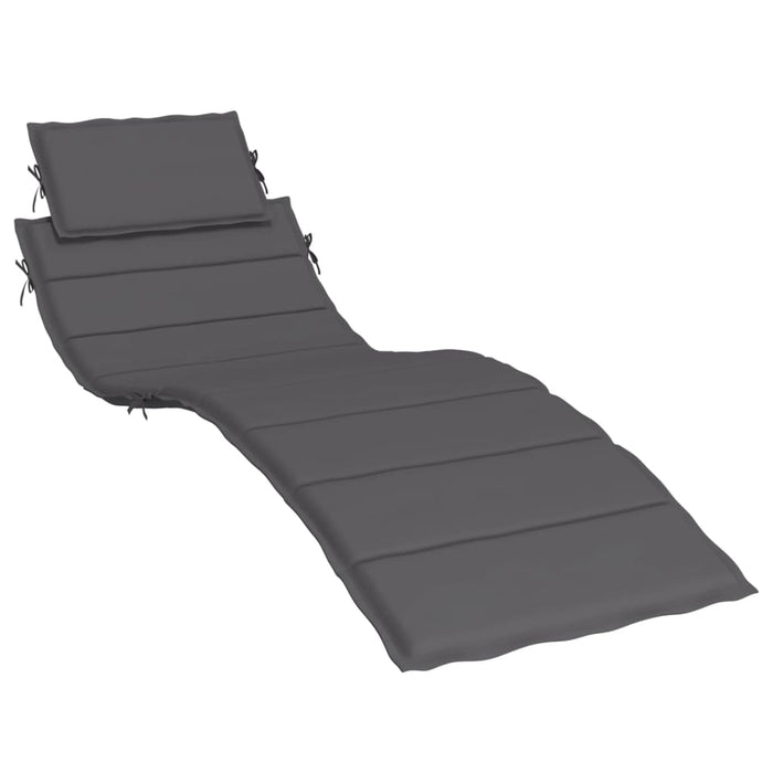Pernă de șezlong, antracit, 180x58x3 cm, textil oxford - WALTI WALTI