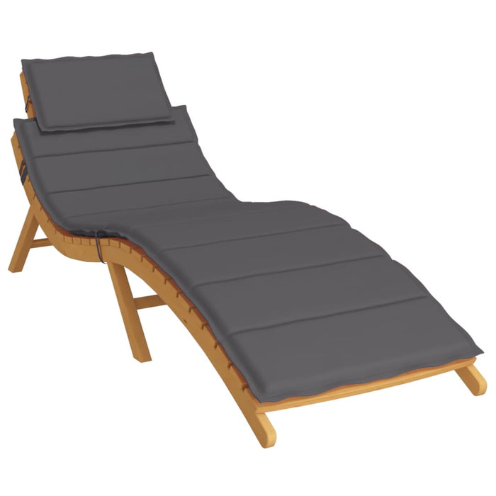 Pernă de șezlong, antracit, 180x58x3 cm, textil oxford - WALTI WALTI