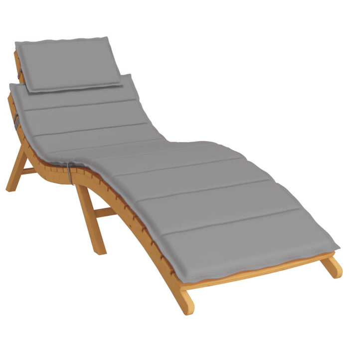 Pernă de șezlong, gri, 186x58x3 cm, textil oxford - WALTI WALTI
