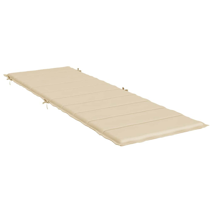 Pernă de șezlong, bej, 186x58x4 cm, textil oxford WALTI