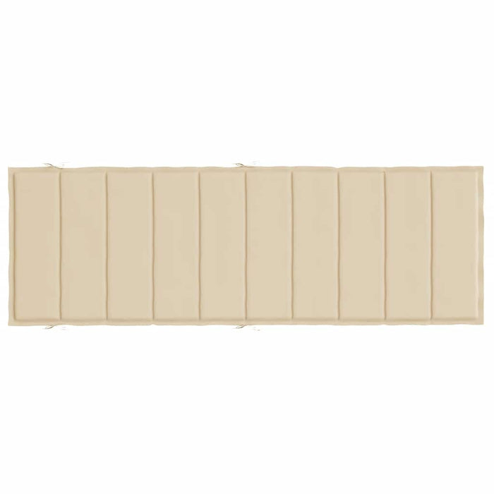 Pernă de șezlong, bej, 186x58x4 cm, textil oxford WALTI
