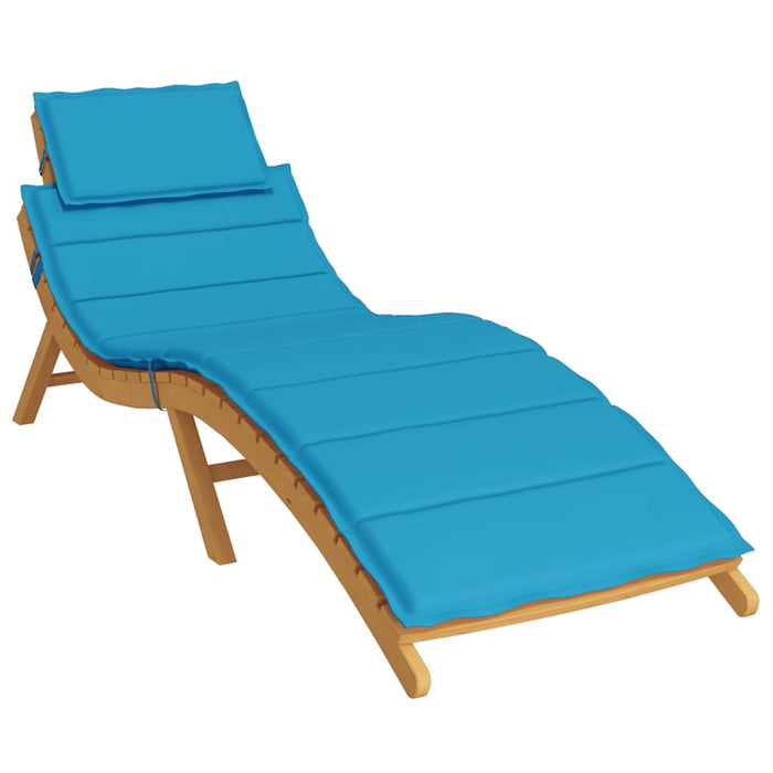 Pernă de șezlong, albastru, 186x58x4 cm, textil oxford - WALTI WALTI