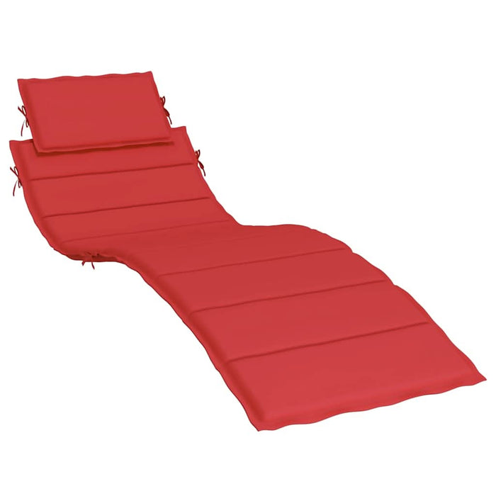 Pernă de șezlong, roșu, 186x58x3 cm, textil oxford - WALTI WALTI