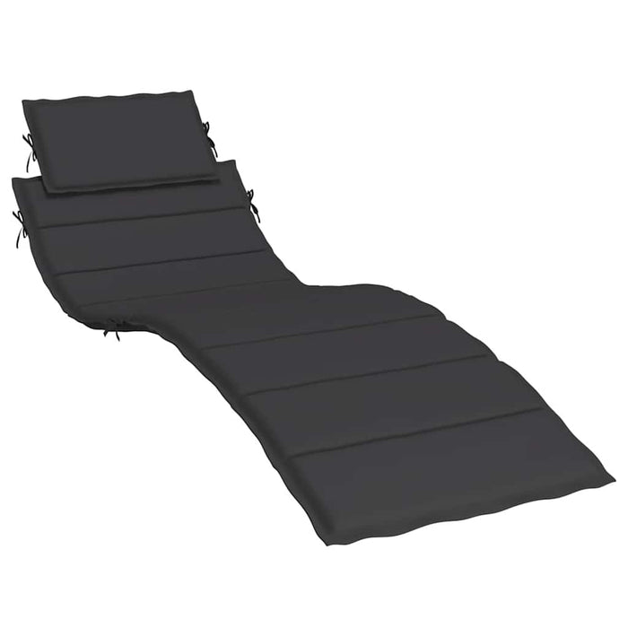 Pernă de șezlong, negru, 186x58x3 cm, textil oxford - WALTI WALTI
