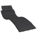 Pernă de șezlong, negru, 186x58x3 cm, textil oxford - WALTI WALTI