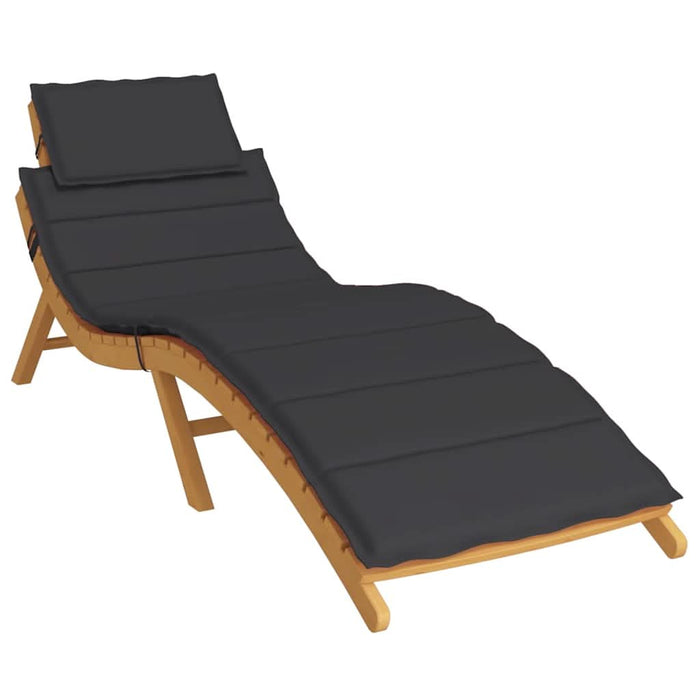 Pernă de șezlong, negru, 186x58x3 cm, textil oxford - WALTI WALTI