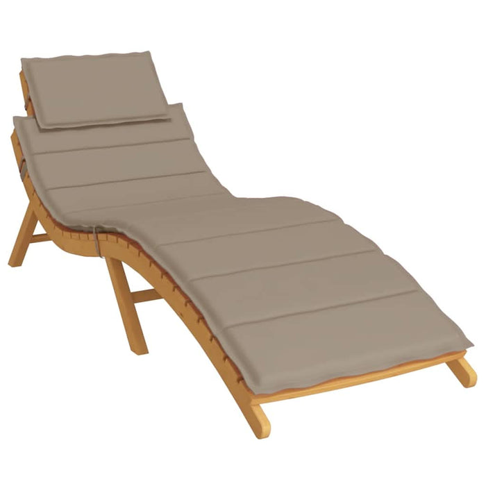 Pernă de șezlong, gri taupe, 186x58x3 cm, textil oxford - WALTI WALTI