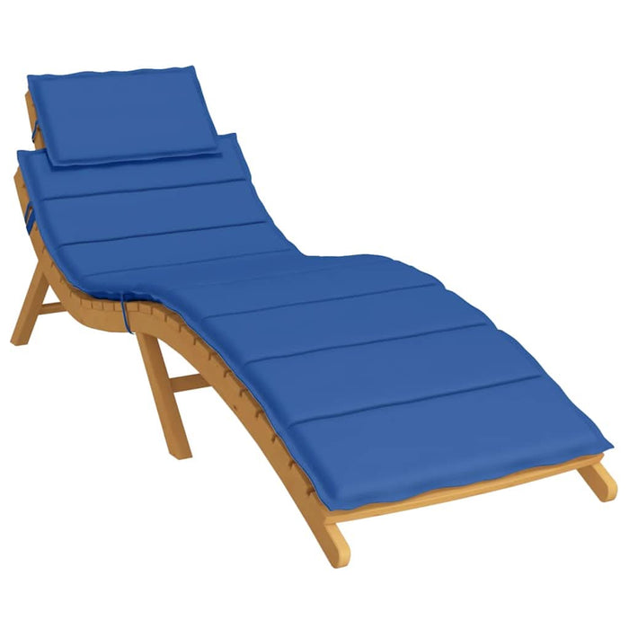 Pernă de șezlong, albastru regal, 186x58x4 cm, textil oxford - WALTI WALTI